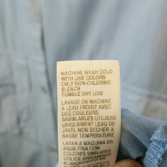 Standard James Perse Womens Light Blue Shirt Dress Minimalist Casual Preppy Sz 3 - Picture 9 of 11